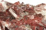 Natural, Red Quartz Crystal Cluster - Morocco #256097-1